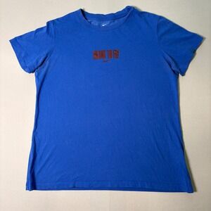 Nike Dri-FIT Women's Meant To Fly Winged Victory Graphic T-Shirt Blue Medium